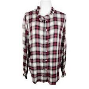 Alexander Jordan nwt size medium plaid soft button down